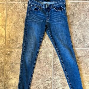 Banana Republic Women's Skinny Jeans in Deep Blue